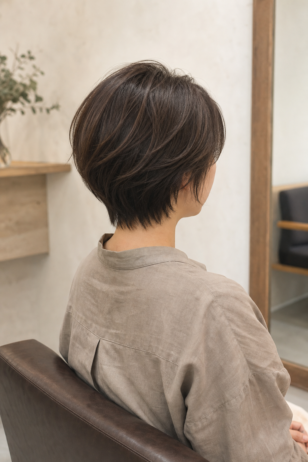 大人の自然なショート